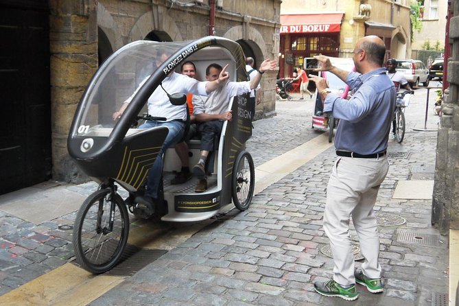 1 or 2-Hour Pedicab tour of Lyon - Why a pedicab works so well in Lyon