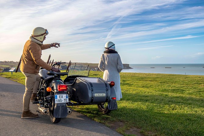 2- to 6-hour sidecar excursion on the D-Day Landing Beaches - Longues-sur-Mer and the Atlantic Wall