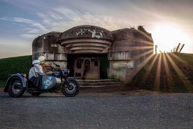2- to 6-hour sidecar excursion on the D-Day Landing Beaches - Port-en-Bessin and the fuel that kept the army moving
