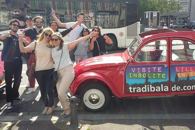 30-Minutes Private Guided Tour of Lille by Convertible 2CV - Place Rihour begins the story