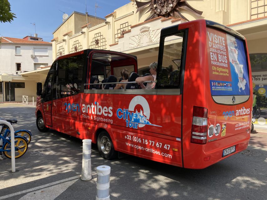 Antibes: 1 or 2-Day Hop-on Hop-off Sightseeing Bus Tour - Juan-les-Pins, beaches, and the resort side of the coast