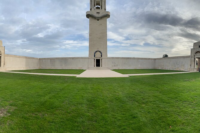 Australian private Somme tour including Sir John Monash Centre - Lochnagar Crater shows the power of mine warfare