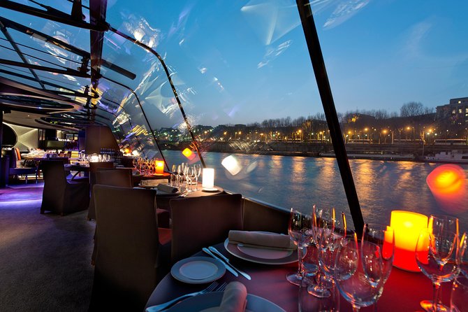 Bateaux Parisiens Seine River Gourmet Dinner & Sightseeing Cruise - The Seine Route From the Eiffel Tower to the City Center