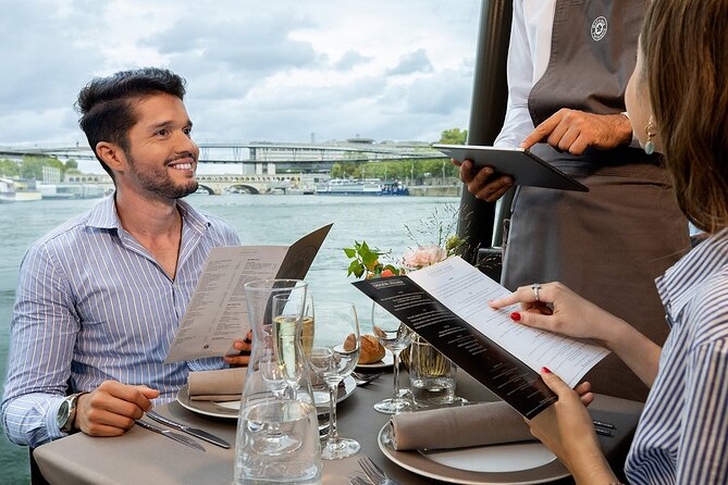 Bateaux Parisiens Seine River Gourmet Lunch & Sightseeing Cruise - Starting beside the Eiffel Tower at 12:45 pm