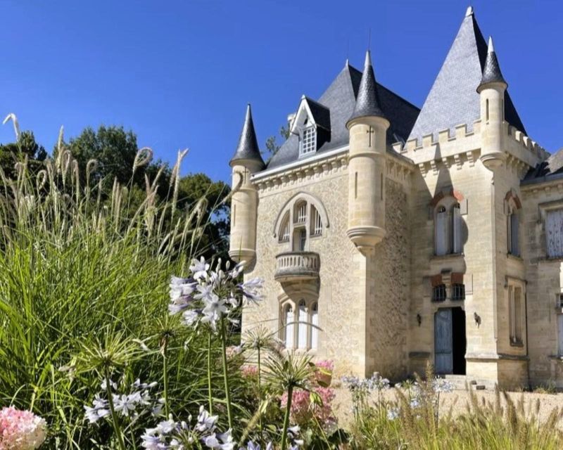 Bordeaux: St-Emilion Vineyards e-Bike Tour with Wine & Lunch - The first château and lunch among the vines