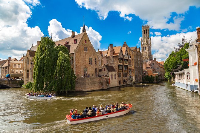 Bruges Guided or Audio Trip with Canal Cruise Option from Paris - The Markt, Belfry, and Belgian snacks