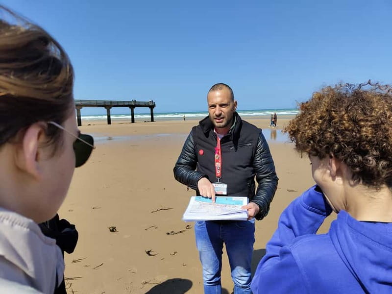 Caen: Guided D-Day Sites Tour & Caen Memorial Museum Ticket - Forty-five minutes at Omaha Beach