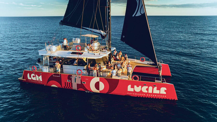 Catamaran Lucile | La Grande Motte Guided tours of the ports - Key points at a glance