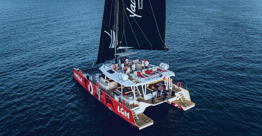Catamaran Lucile | La Grande Motte Guided tours of the ports - A short cruise with two very different ports
