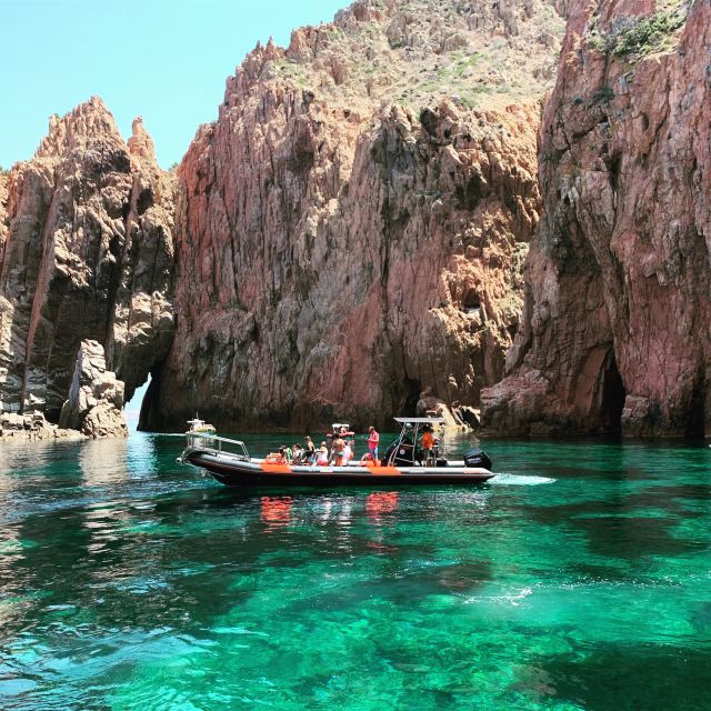 Corsica: Piana Calanques and Caves by Boat - Entering the caves and rock formations