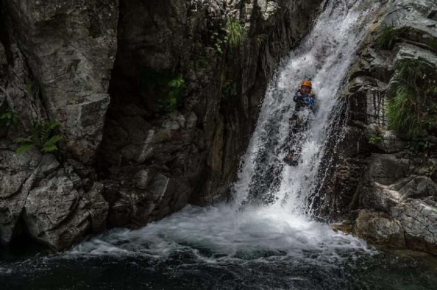 Corte Region: Fun Canyoning Verghellu - From the Vecchio Bridge into the Corsican interior