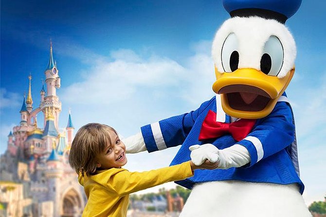 Disneyland® Paris 1 Day Ticket with Transport from Paris - Disney Adventure World and the second park choice