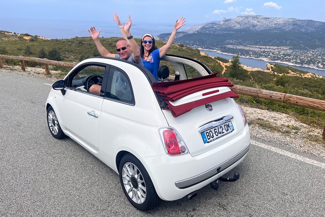 Drive by cabriolet from Marseille cruise port to cassis - Seeing the Calanques without a long hike
