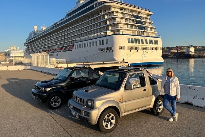 Drive by cabriolet from Marseille cruise port to cassis - Marseille highlights on the return