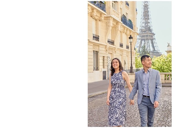 Eiffel Tower Private Photo Shoot - Walking between three or four Eiffel Tower views