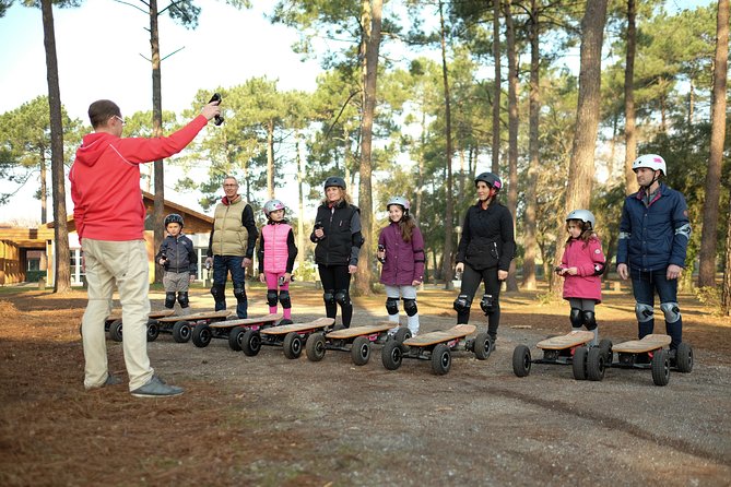 Electric cross skate initiation from 6 years old - What the shaded course offers