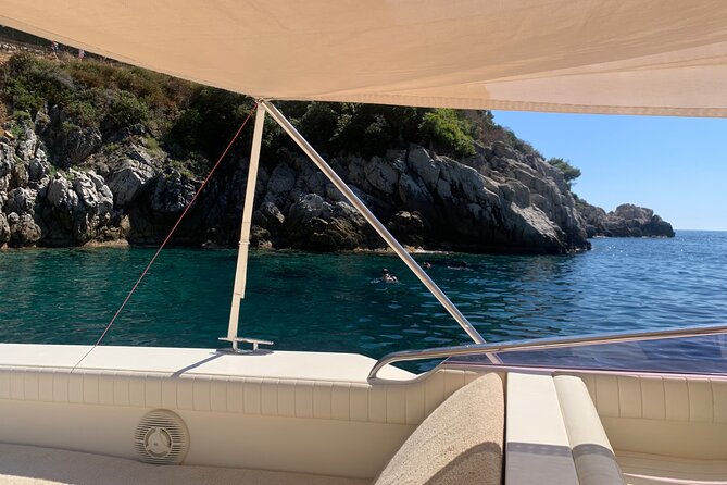Exclusive Private Boat Tour on a Luxury Day Cruiser - Nice/Monaco - Eze-sur-Mer, food, and a view of Bono’s villa