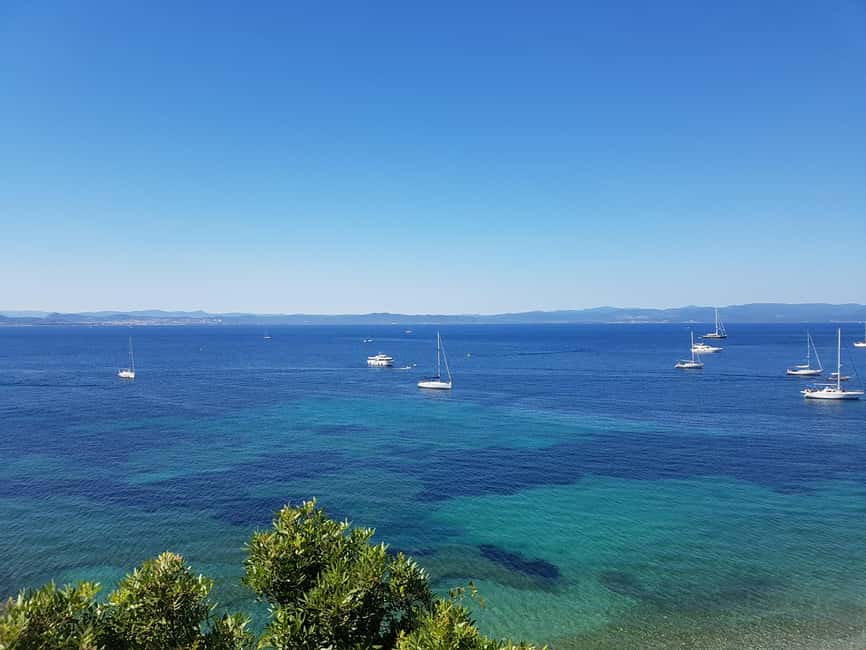 Excursion to Porquerolles Island from Bandol - Six and a half hours to choose your own route