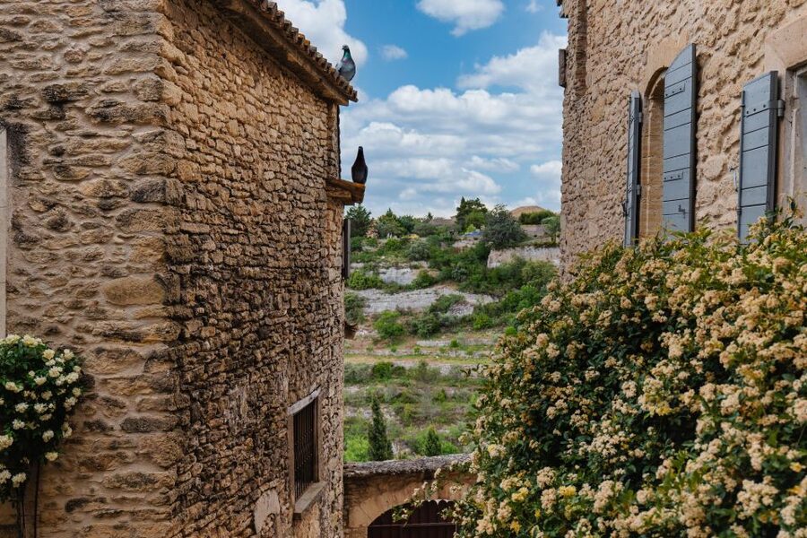 From Aix-en-Provence: Luberon Market & Villages Day Tour - Roussillon, where the buildings turn red