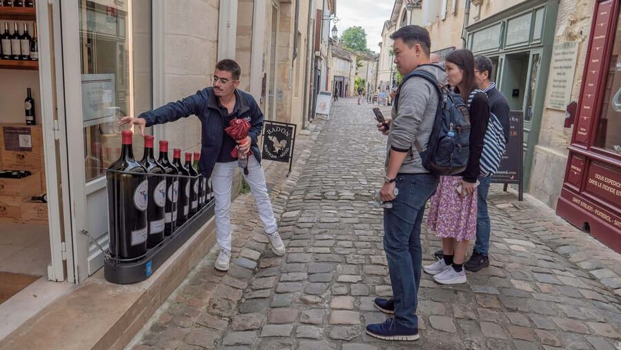 From Bordeaux: St-Emilion Day Tour with Tastings and Lunch - First château: three wines and the picnic