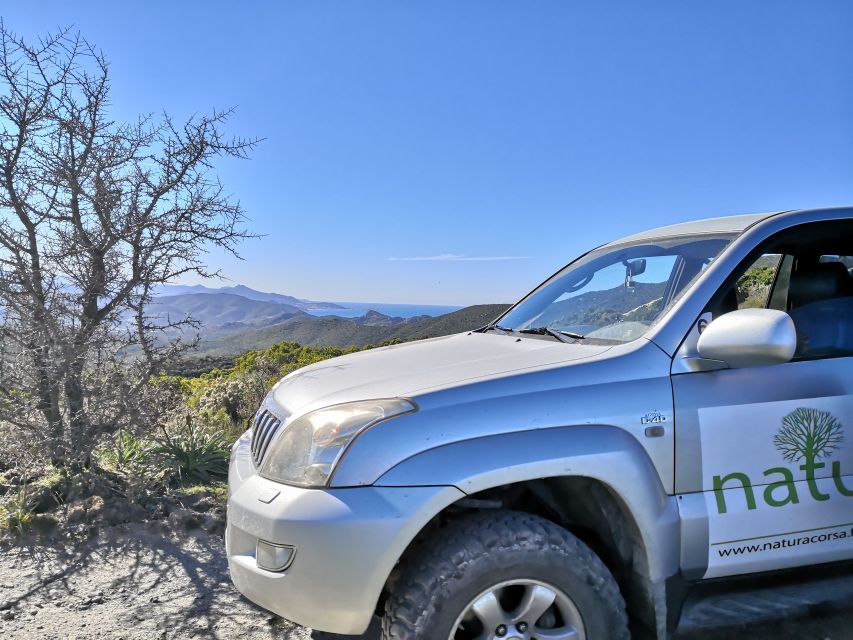 From Calvi: 4x4 Day Tour Mountain & Agriates' Saleccia Beach - The local farm stop and the lunch decision