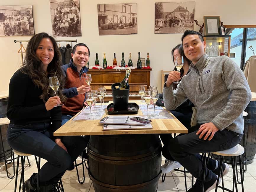 From Epernay : Bubble Champagne Tour 6 tastings - Six tastings, including three local spirits