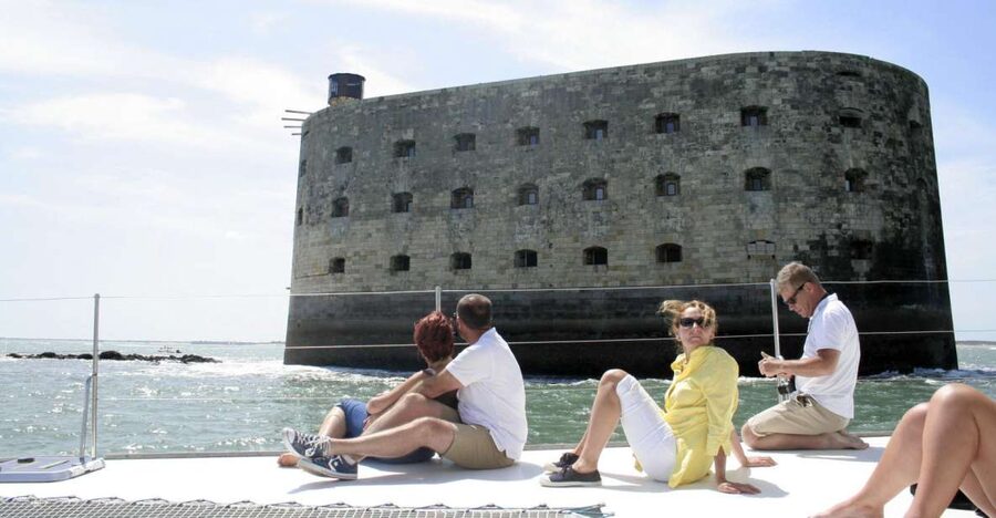From La Rochelle: Sailing Cruise to Fort Boyard - Leaving La Rochelle from Michel Crepeau Avenue