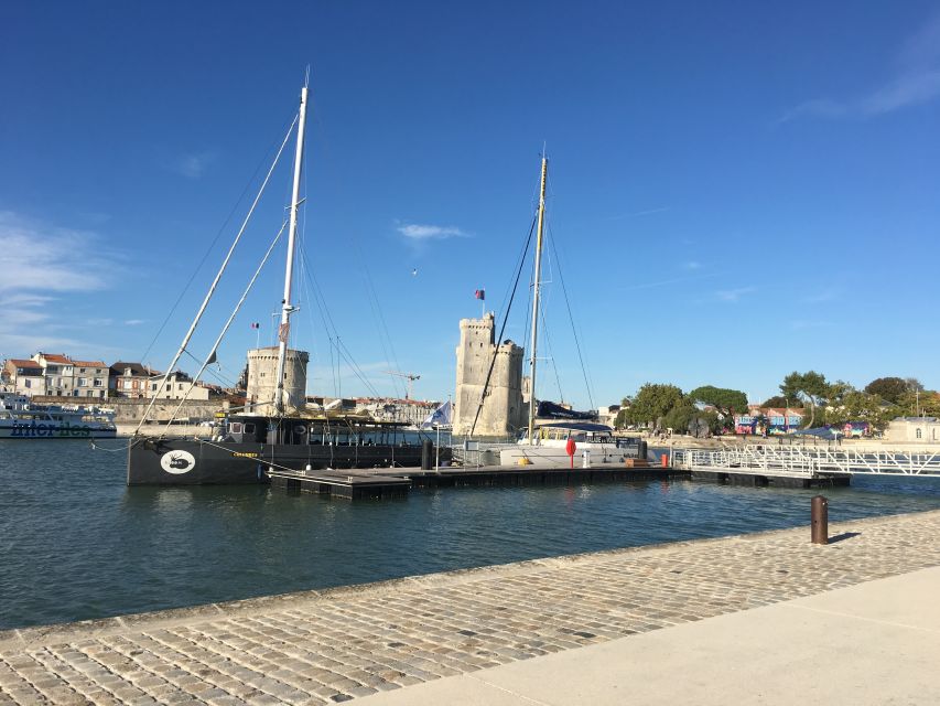 From La Rochelle: Sailing Cruise to Fort Boyard - Crossing La Rochelle Bay beneath the Richelieu Tower
