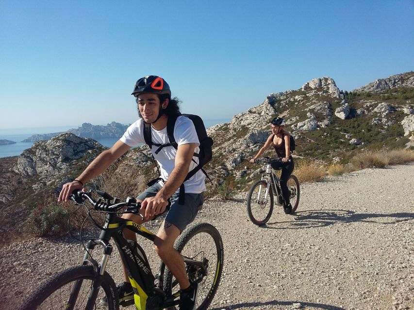 From Marseille: Calanques National Park E-Mountain Bike Tour - From Pointe Rouge to the wild edge of Marseille