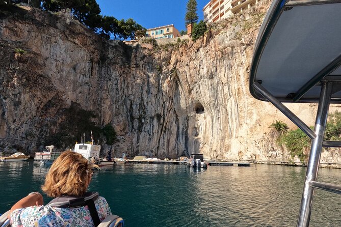 From Nice : Secret Riviera Boat Tour to Mala cave with Snorkeling - The broad view across Villefranche Bay