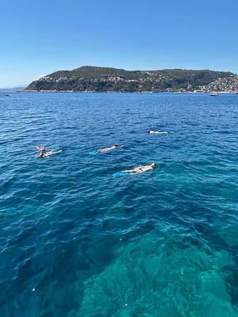 From Nice: Villefranche Bay Swimming & Snorkeling Boat Tour - Snorkeling Equipment and Time in the Water