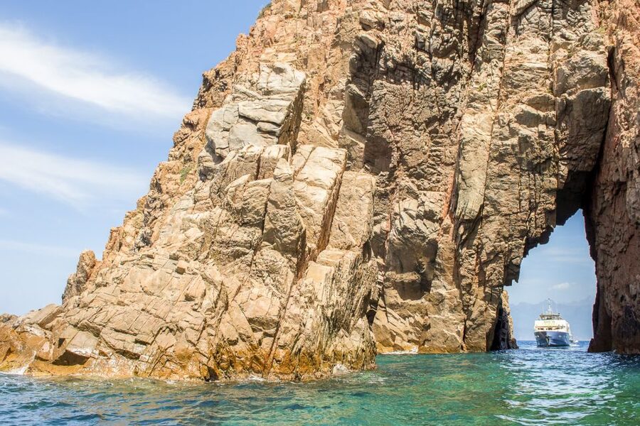 From Ota: Scandola Nature Reserve Eco-Friendly Boat Tour - Leaving Porto through the Gulf