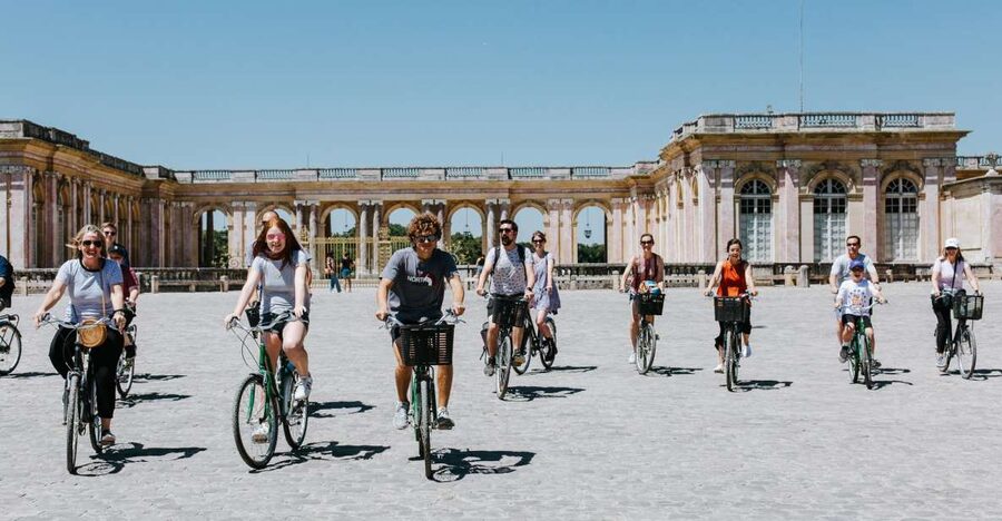 From Paris: Bike Tour to Versailles with Timed Palace Entry - Cycling the royal grounds beyond the fountains