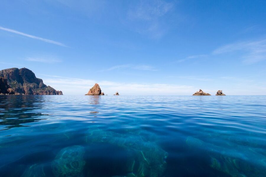 From Porto: Boat tour to the Calanches of Piana & Capo Rosso - The natural pool and the return through the gulf