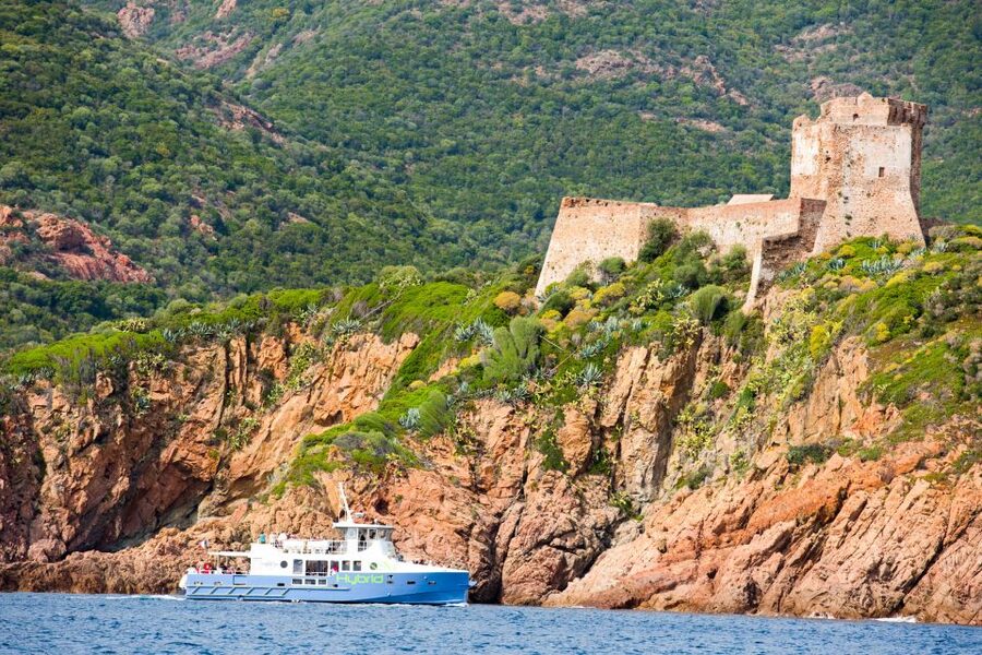 From Porto: Scandola & Girolata Tour by Boat - Leaving Porto on a quiet hybrid boat