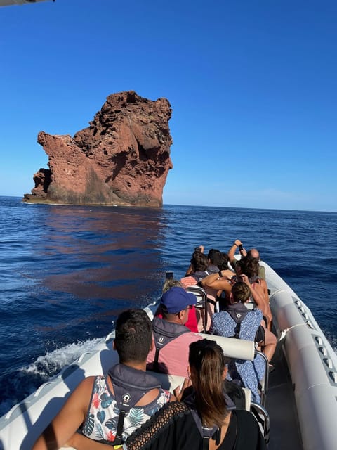 From Sagone/Cargèse: Scandola and Calanques de Piana Cruise - The small boat and guide experience