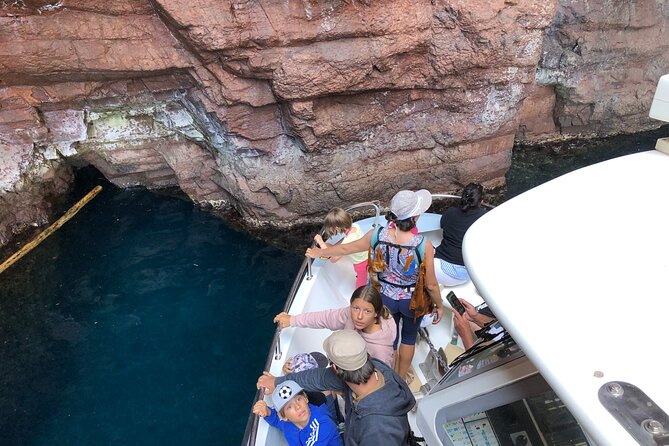 From Sagone/Cargèse: Scandola Calanques Piana Girolata Swimming - What the boat is like for a full day at sea