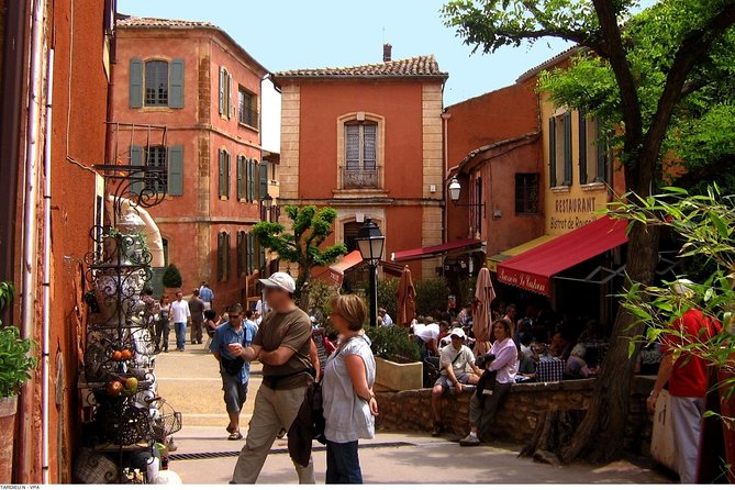 Full Day Best of Provence Tour from Avignon - Roussillon brings red walls and ochre ground