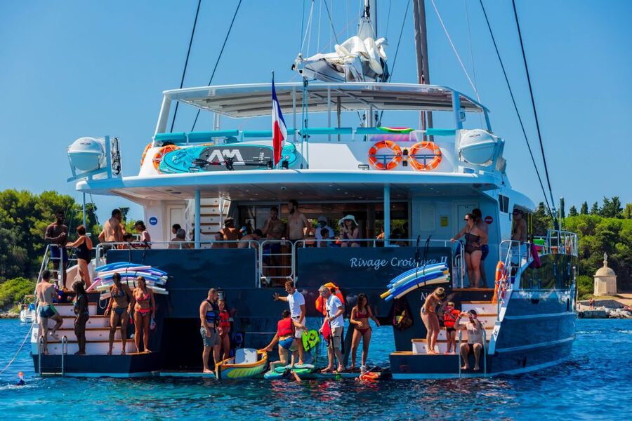 Full-Day Catamaran Cruise Departing from Cannes - Pointe Croisette and the Lérins Islands