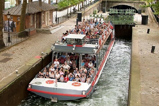 Guided Cruise The Old Paris on Canal Saint Martin - The rue de Crimée lift bridge