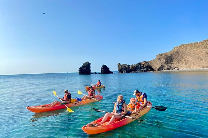 Guided sea kayak trip in Cap d’Agde - Nathan’s guiding style and the group atmosphere