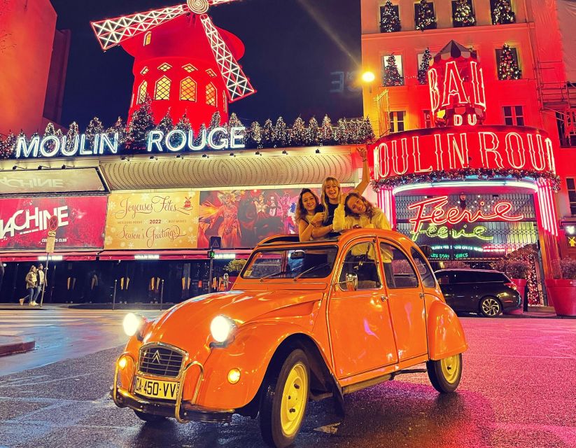 Guided Tour of Paris in Classic Convertible - Montmartre, Sacré Coeur, and the Moulin Rouge