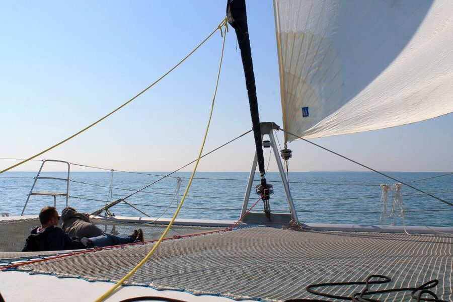 La Rochelle: Coastline Sailing Cruise - A 16-Meter Catamaran With Room to Breathe