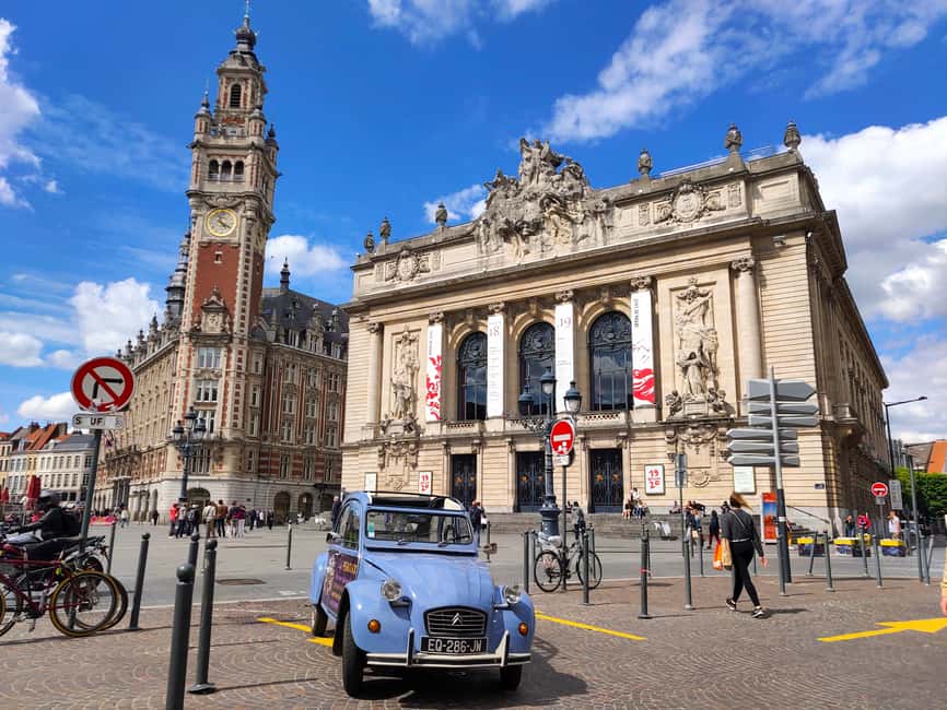 Lille Driving Tour by Convertible Citroen 2CV - Why a 2CV fits Lille so well