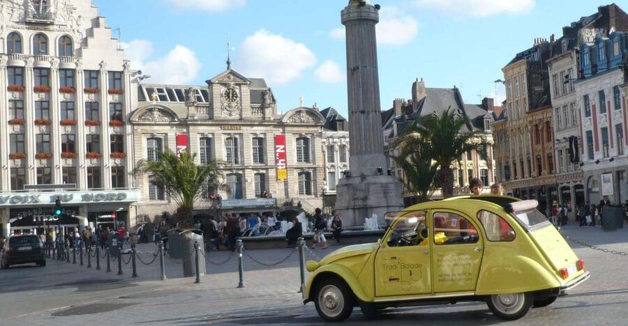 Lille Driving Tour by Convertible Citroen 2CV - What you see during the city ride
