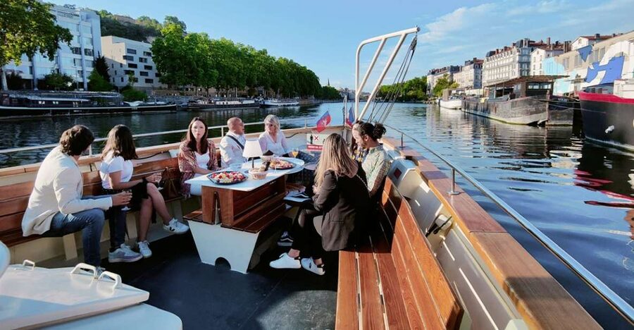 Lyon: City Cruise with Charcuterie, Cheese, and Wine - A sunset introduction to Lyon from the water