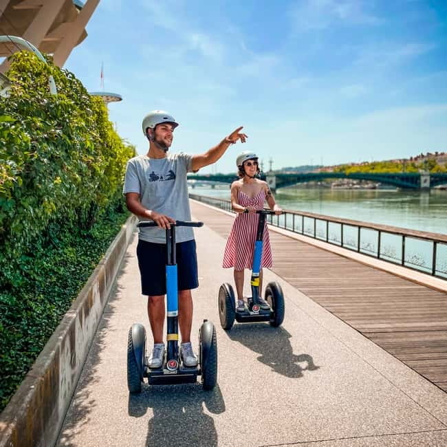 Lyon: Segway Tour Along Rhône and Saône River - Place Bellecour and the statue of Louis XIV