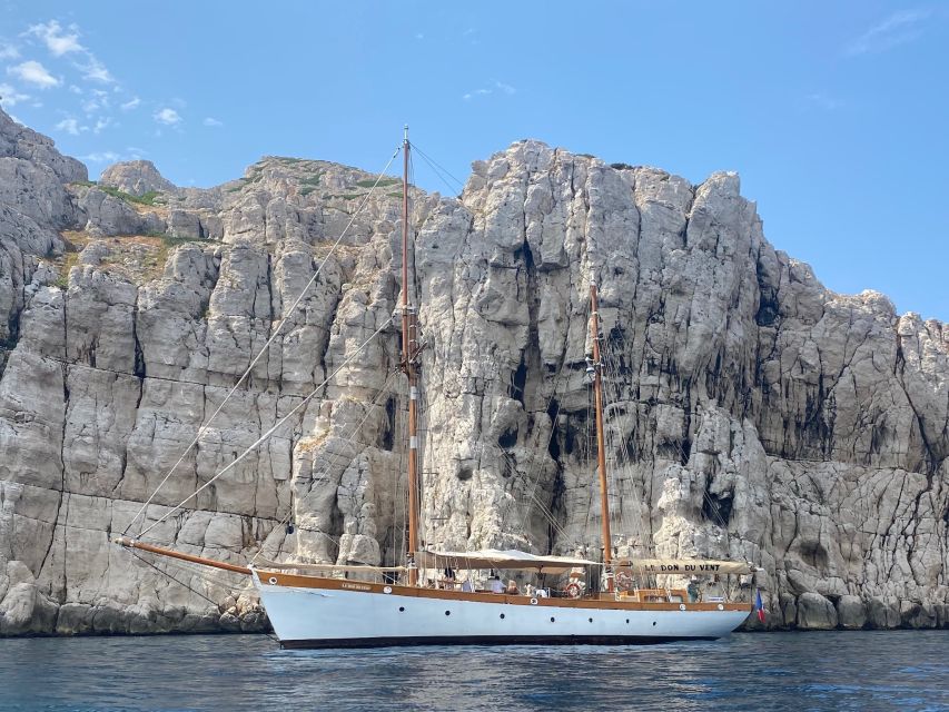 Marseille: Calanques Sailing Day Trip with Lunch and Wine - Swimming and snorkeling from the yacht