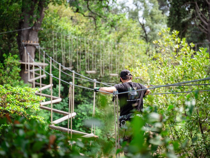 Marseille: Ecopark Adventures Treetop Adventure - The views make this more than a ropes course