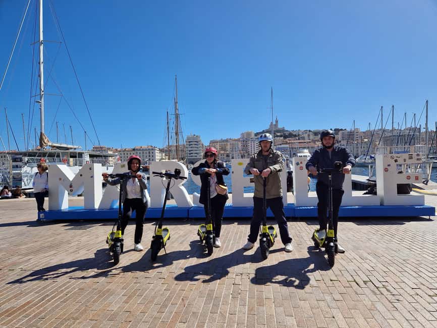 Marseille: Self-Guided Smartphone Tour by E-Scooter - Key points at a glance